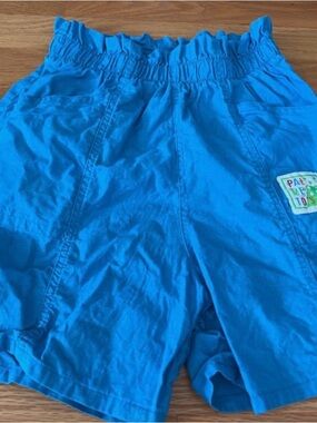Vintage palmettos Kids Bright Blue Elastic-Waist Shorts size large